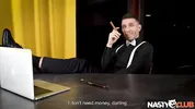 NastyClub - Hot Latina Lucy Mendez Pays Rent to Landlord with Her Pussy while Cuckold Boyfriend Watches