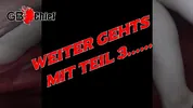 The pretty and horny Maria has to pee first before the gang bang, then suck dicks and let them cum in her mouth and on her pussy.