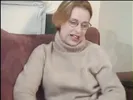 Geeky blonde with glasses loves getting jizzed after hard fuck