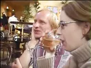 Geeky blonde with glasses loves getting jizzed after hard fuck
