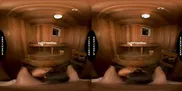 BRAZZERS VR - Kimber Woods Oils You Up And Takes A Sweaty Ride On Your Hard Cock In A Sauna