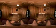 BRAZZERS VR - Kimber Woods Oils You Up And Takes A Sweaty Ride On Your Hard Cock In A Sauna