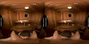 BRAZZERS VR - Kimber Woods Oils You Up And Takes A Sweaty Ride On Your Hard Cock In A Sauna