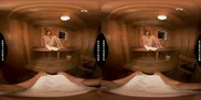 BRAZZERS VR - Kimber Woods Oils You Up And Takes A Sweaty Ride On Your Hard Cock In A Sauna