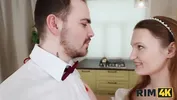 RIM4K. Threesome with the Bride and her Friend