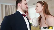 RIM4K. Threesome with the Bride and her Friend