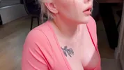 A beautiful cleaning lady in leggings agrees to sex for money.