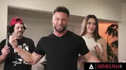 DEVILS FILM - Ella Reese Teases Horny Housemate Seth Then Breaks Script For Cheating Fuck On Set