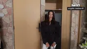A sexy stranger came out on top in a dispute over an apartment rental