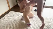 Blonde MILF Amateur - Homemade Passionate Sex (HUGE Titty Cumshot)