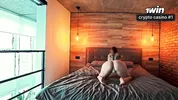 My Morning Coffee Got Me So Horny – I Teased Him Until I Couldn’t Wait, Dragged Him Upstairs for Deep Blowjob & Rode Him to Multiple Creampies!