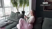 My Morning Coffee Got Me So Horny – I Teased Him Until I Couldn’t Wait, Dragged Him Upstairs for Deep Blowjob & Rode Him to Multiple Creampies!