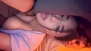 I couldn't resist waking him up to milk his hard cock - only a Latina can wake you up like this