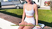 Beautiful girl cheated on her boyfriend with a masseur with a big dick