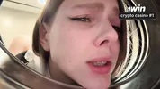IMAGINE, I'M STUCK IN THE WASHING MACHINE! I fucked my stepsister in the washing machine