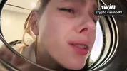 IMAGINE, I'M STUCK IN THE WASHING MACHINE! I fucked my stepsister in the washing machine