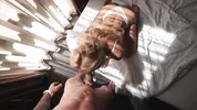 POV: Fitness Goddess in White Lace Gets Doggystyle Creampie!