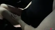 A thin blonde, after an argument with her husband, gave herself to two strangers, double penetration, mfm