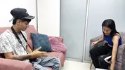 Mi first photo shoot with unknown latin girl ends in a hard fuck, I end up filling her pussy with milk.