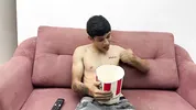 Horny friend put his rich cock inside the chips for his sexy Latina friend. ENDS IN REAL HOMEMADE SEX