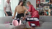 Saint Anna - Step Mom Teaches Shy Step Sister to Suck and Ride Her Step Brother