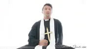 Priest In Sinful Fuck With Stunning Babes Kitana Montana And Charlie Forde