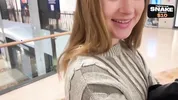 The First Meeting in the Cinema Led to Sex with a Blonde with a Big Ass and CREAMPIE