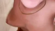 a nice shower with a sexy busty girl who loves to eat all my