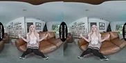 UP CLOSE VR - POV Joyful Haley Spades Gives You A 2 Handed Handjob Before Offering You Her Wet Pussy