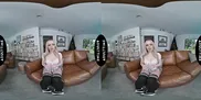UP CLOSE VR - POV Joyful Haley Spades Gives You A 2 Handed Handjob Before Offering You Her Wet Pussy