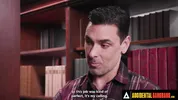 ACCIDENTAL GANGBANG - Wild Girl Gets Gangbanged In A Library By Her Classmates Who Join The Fun