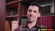 ACCIDENTAL GANGBANG - Wild Girl Gets Gangbanged In A Library By Her Classmates Who Join The Fun