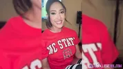 NC State Girl Wants To Watch Football And Fuck - Chloe Amour