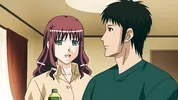 Pink Haired Beauty with Big Tits Loves Sucking Cock and Swallowing Semen