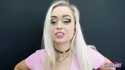 Starlette Storm: Voluptuous Blonde Hand Rimjob Thick Toy!