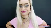 Starlette Storm: Voluptuous Blonde Hand Rimjob Thick Toy!