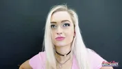 Starlette Storm: Voluptuous Blonde Hand Rimjob Thick Toy!