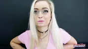 Starlette Storm: Voluptuous Blonde Hand Rimjob Thick Toy!