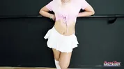 Starlette Storm: Voluptuous Blonde Hand Rimjob Thick Toy!