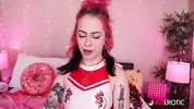 Tattooed cheerleader Maya Romero craves his cock