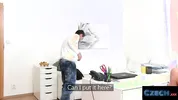CZECH XXX - Nervous Czech Stud Blushes During Casting Couch Sex