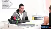 CZECH XXX - Nervous Czech Stud Blushes During Casting Couch Sex