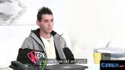 CZECH XXX - Nervous Czech Stud Blushes During Casting Couch Sex