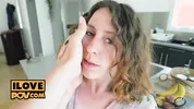 Little Arden craves your dick down her throat in POV
