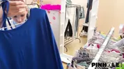 PINHOLE XXX. Russian teen anal fuck in a fitting room