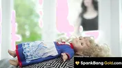SPANKBANG GOLD - Pigtails & Pussy Licking - Lyra Law & Lana Adams Obey the Big Dick Doll Master